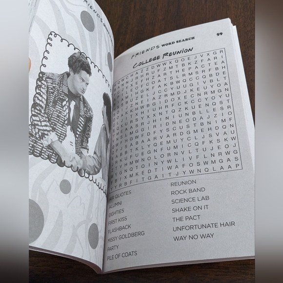 FRIENDS The Television Series Word Search With Quips & Quotes Books, Bundle of 2 - Picture 10 of 10